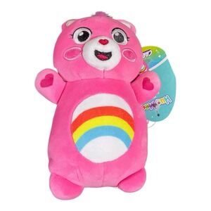 Squishmallows 6" HugMees Care Bears Cheer Bear Plush Pink New In Hand Jazwares